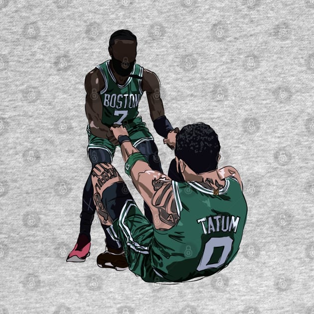 Jaylen Brown & Jayson Tatum Sketch by rattraptees